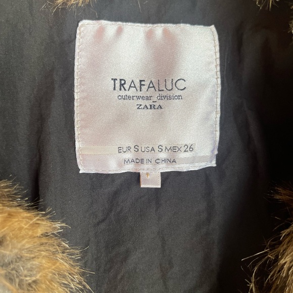 🔥4 for $75🔥 Zara TRAFALUC Small Faux Fur Vest Festival Rave Outdoor - Picture 3 of 3